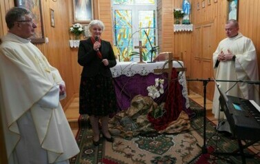 MIESZKAŃCY DPS MODLILI SIĘ O BEATYFIKACJĘ SŁUGI BOŻEJ MATKI KAZIMIERY GRUSZCZYŃSKIEJ 1