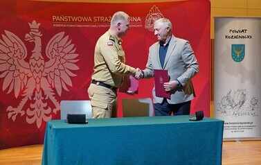 PODPISANO UMOWĘ NA II ETAP BUDOWY NOWEJ SIEDZIBY KOMENDY POWIATOWEJ PSP W KOZIENICACH 25