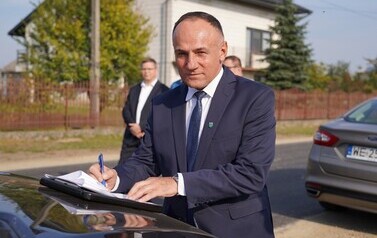 08.10.2026 - DOBRE INWESTYCJE, DOBRA WSP&Oacute;ŁPRACA. WICEMARSZAŁEK RAFAŁ RAJKOWSKI W POWIECIE KOZIENICKIM 8