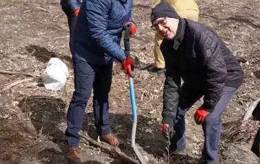 LAS PEŁEN PRZYSZŁOŚCI &ndash; WSP&Oacute;LNA AKCJA SADZENIA DRZEW W NADLEŚNICTWIE KOZIENICE 5