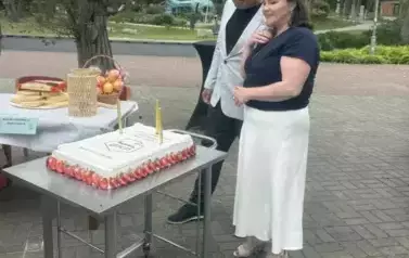MŁODZIEŻ OHP ŚWIĘTOWAŁA ZAKOŃCZENIE ROKU  NAD JEZIOREM W KOZIENICACH 3