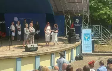 MŁODZIEŻ OHP ŚWIĘTOWAŁA ZAKOŃCZENIE ROKU  NAD JEZIOREM W KOZIENICACH 12