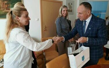 MIĘDZYNARODOWE SPOTKANIE W STAROSTWIE POWIATOWYM W KOZIENICACH 1