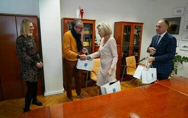 MIĘDZYNARODOWE SPOTKANIE W STAROSTWIE POWIATOWYM W KOZIENICACH 2