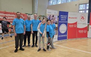 XIX TURNIEJ BADMINTONA  OLIMPIAD SPECJALNYCH W KOZIENICACH 6