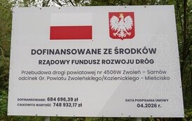 14.09.2026 - POWIAT KOZIENICKI MODERNIZUJE DROGI - KOLEJNA INWESTYCJA ZAKOŃCZONA 1