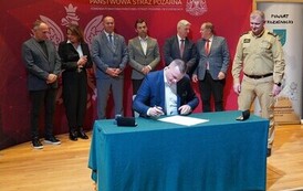 PODPISANO UMOWĘ NA II ETAP BUDOWY NOWEJ SIEDZIBY KOMENDY POWIATOWEJ PSP W KOZIENICACH 13