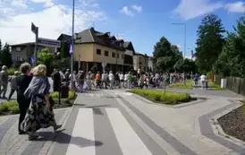 KOZIENICKA &bdquo;OSIEMNASTKA&rdquo; WYRUSZYŁA NA PIELGRZYMI SZLAK 1