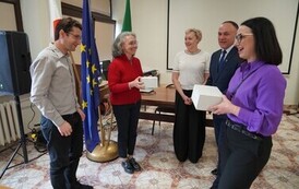 15.04.2026 - UCZNIOWIE Z WŁOCH Z WIZYTĄ W POWIECIE KOZIENICKIM 8