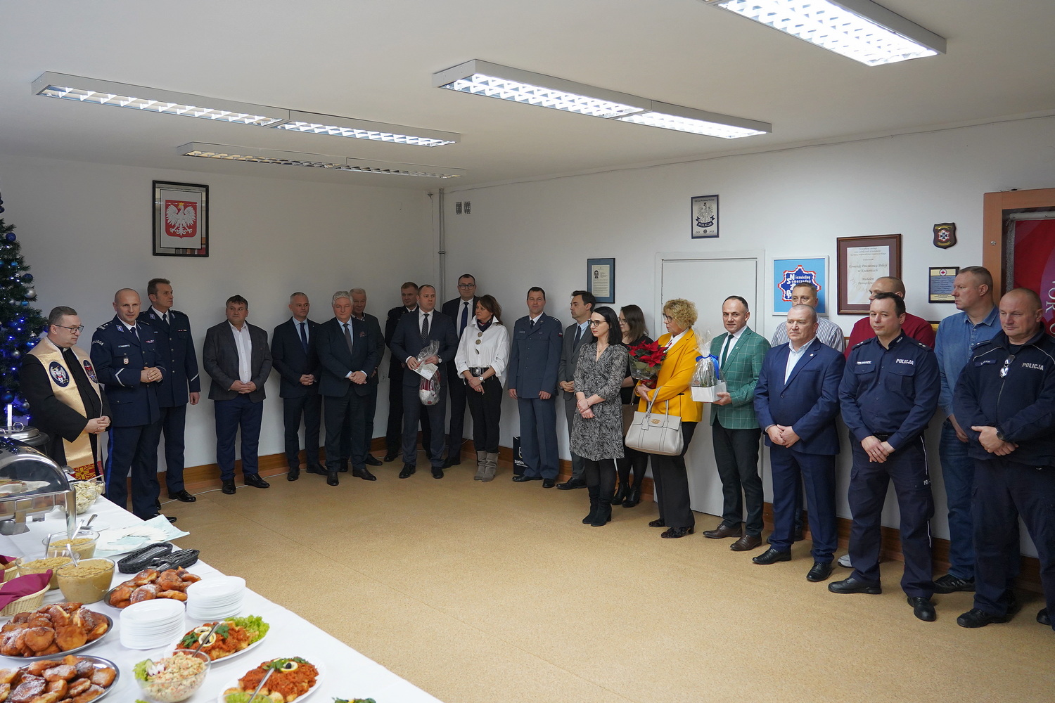 WIGILIA W KOMENDZIE POWIATOWEJ POLICJI