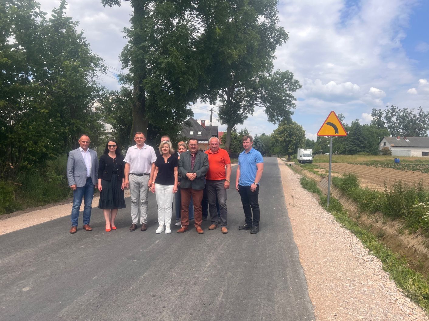 INWESTYCJA DROGOWA W CUDOWIE ODDANA DO UŻYTKU