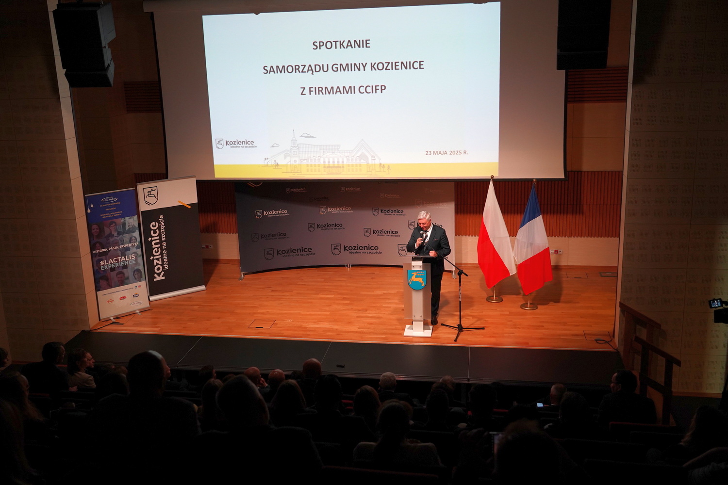 SPOTKANIE SAMORZĄDU GMINY KOZIENICE Z FIRMAMI ZRZESZONYMI W CCIFP