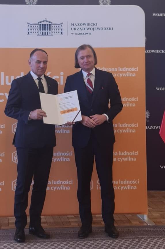 PONAD 620 TYS. ZŁ DLA KOMENDY POWIATOWEJ PSP W KOZIENICACH  NA WZMOCNIENIE BEZPIECZEŃSTWA