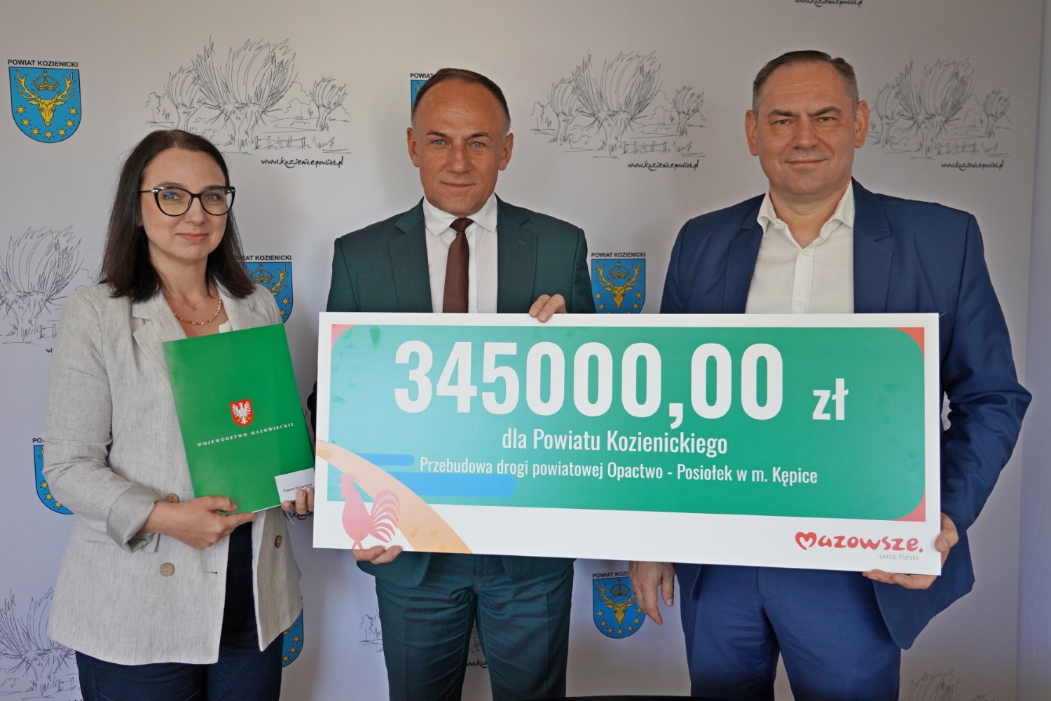 345 TYS. ZŁ WSPARCIA Z BUDŻETU WOJEW&Oacute;DZTWA MAZOWIECKIEGO NA PRZEBUDOWĘ DROGI POWIATOWEJ W GMINIE SIECIECH&Oacute;W