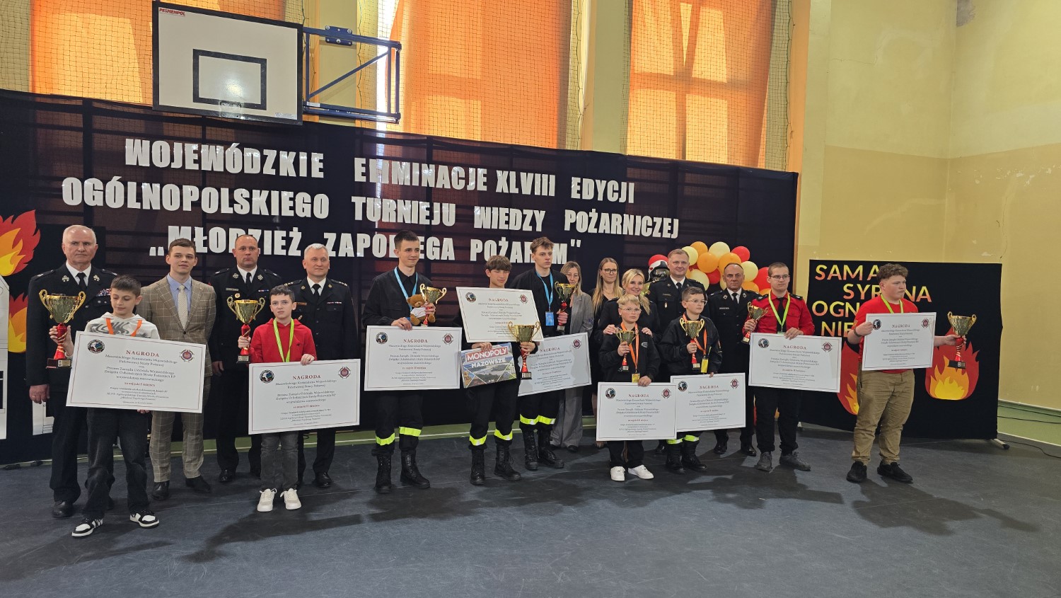 &bdquo;MŁODZIEŻ ZAPOBIEGA POŻAROM&rdquo; - WOJEW&Oacute;DZKIE ELIMINACJE TURNIEJU W GŁOWACZOWIE