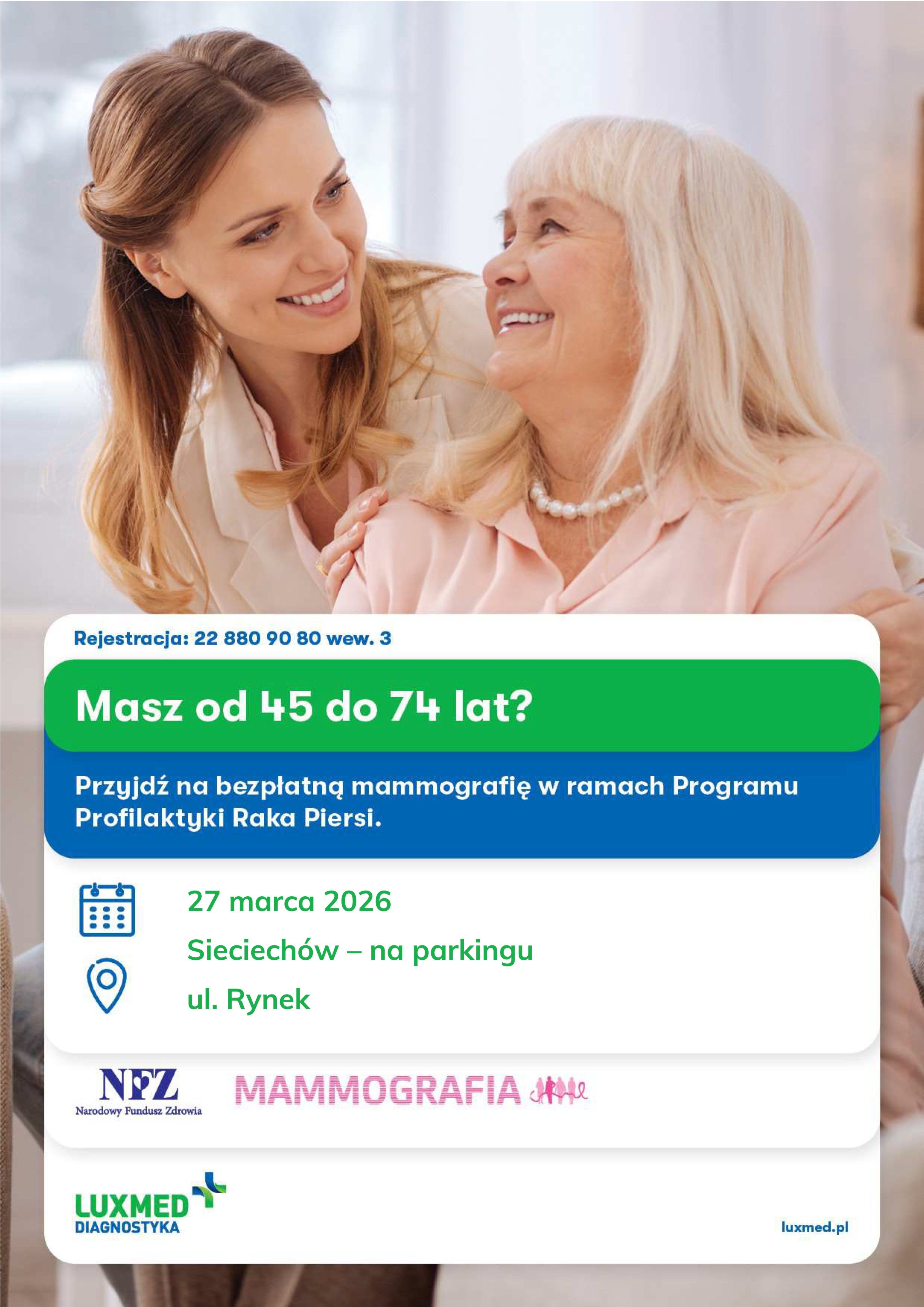 ZMIANA LOKALIZACJI MAMMOGRAFI