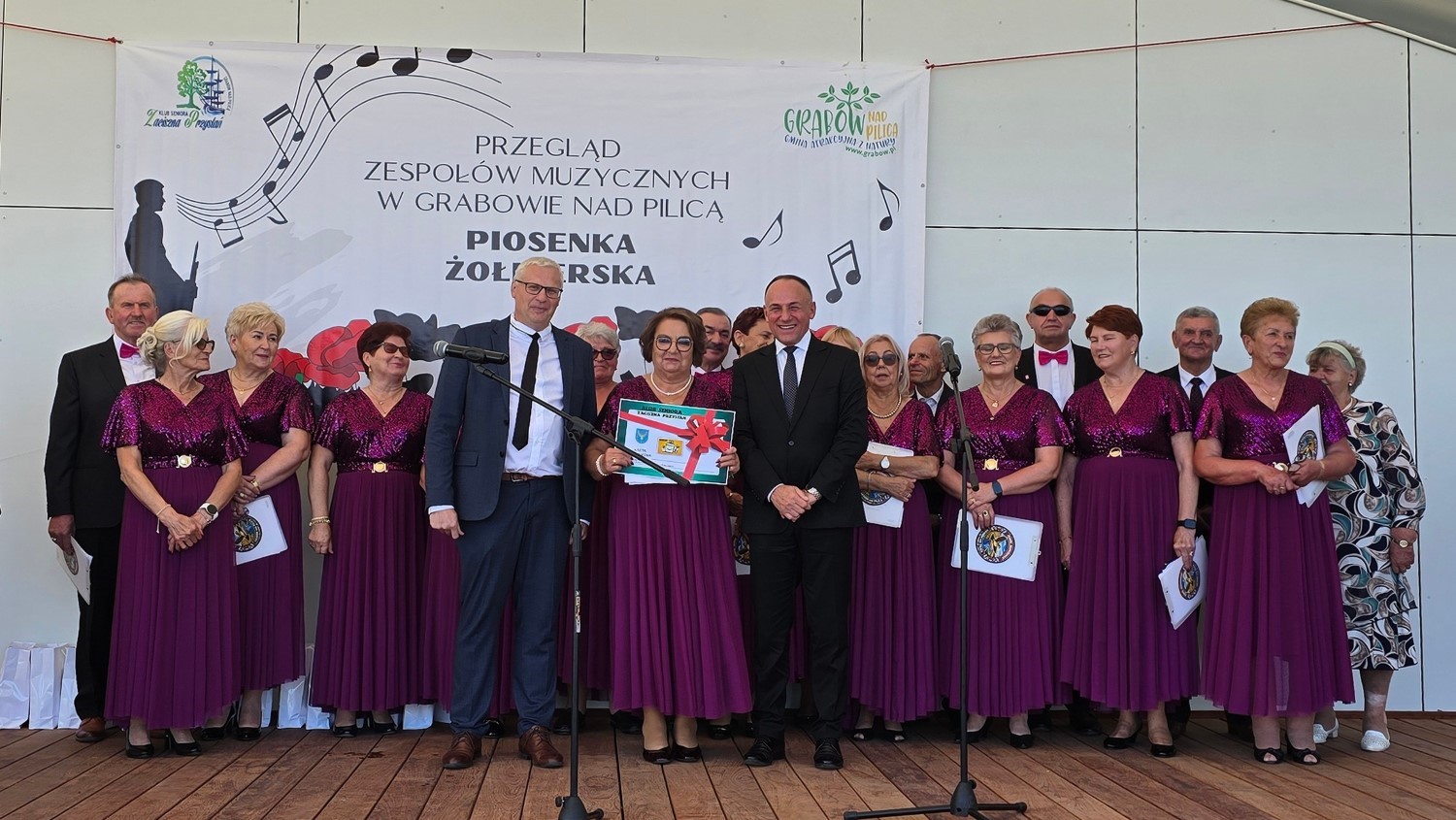 PIĘKNY JUBILEUSZ I ŻOŁNIERSKA NUTA W GRABOWIE NAD PILICĄ