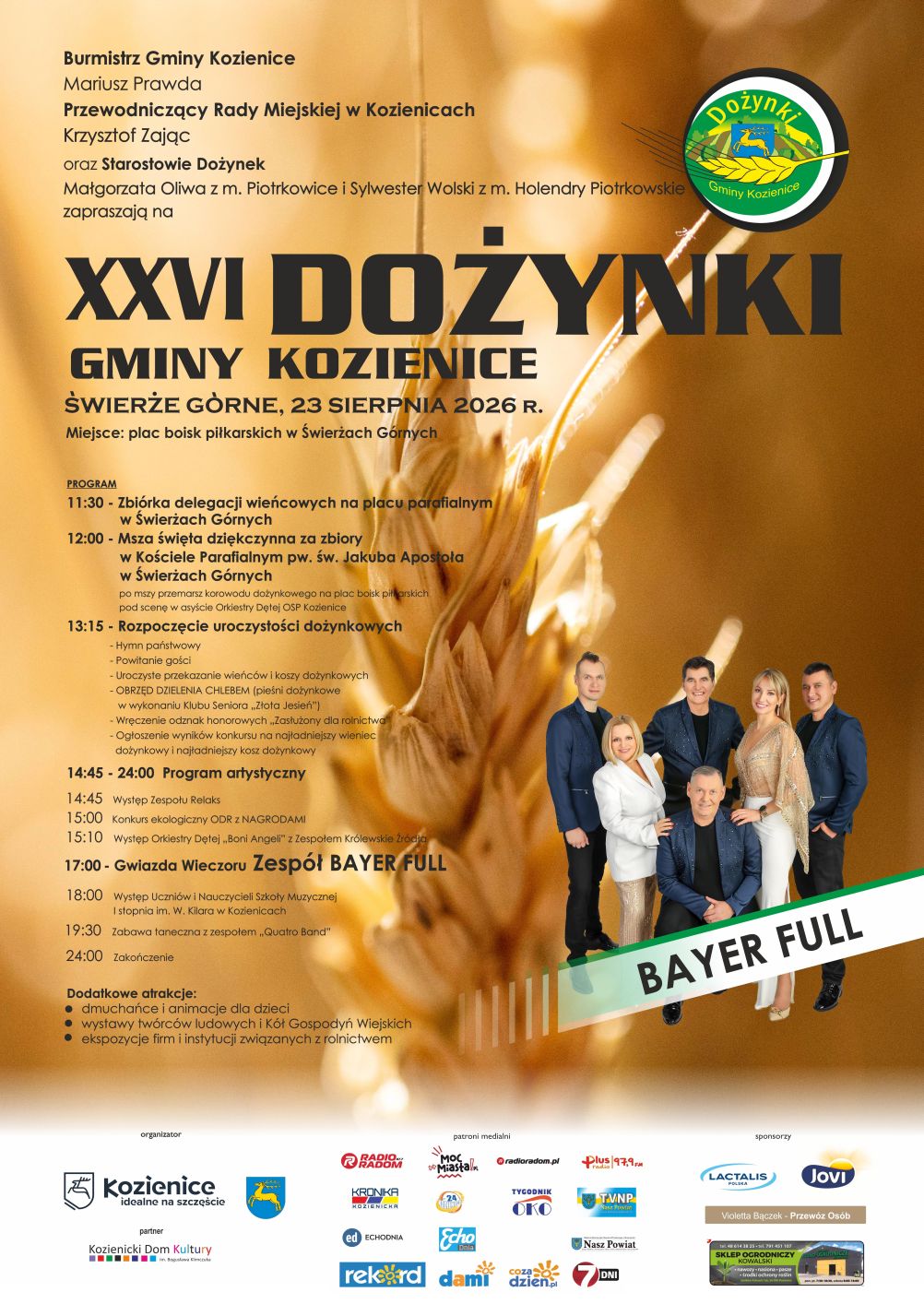 XXVI DOŻYNKI GMINY KOZIENICE