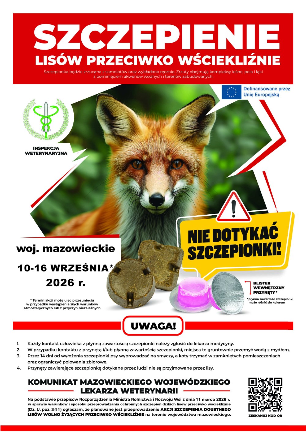 PLANOWANA AKCJA SZCZEPIENIA LIS&Oacute;W