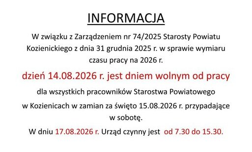 INFORMACJA