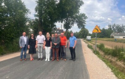 Zdjęcie do INWESTYCJA DROGOWA W CUDOWIE ODDANA DO UŻYTKU