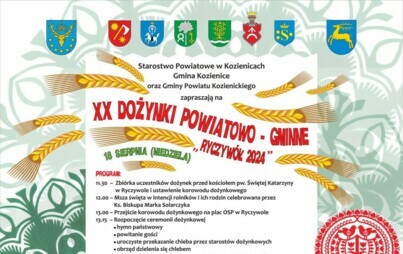 Zdjęcie do XX DOŻYNKI POWIATOWO-GMINNE "RYCZYW&Oacute;Ł 2024"