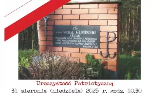 ZAPRASZAMY NA UROCZYSTOŚĆ PATRIOTYCZNĄ