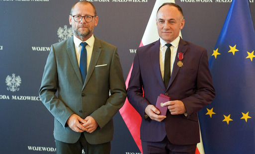 STAROSTA KOZIENICKI ODZNACZONY BRĄZOWYM KRZYŻEM ZASŁUGI!