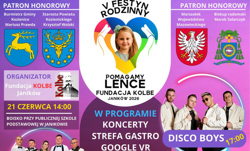 V Festyn Rodzinny Pomagamy Lence - plakat