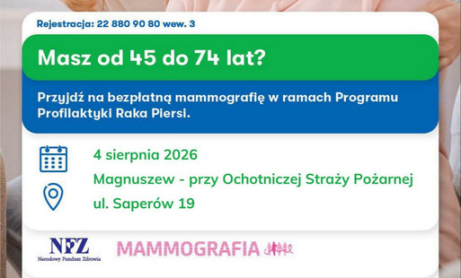 Bezpłatna mammografia