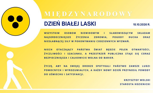 Zdjęcie do MIĘDZYNARODOWY DZIEŃ BIAŁEJ LASKI